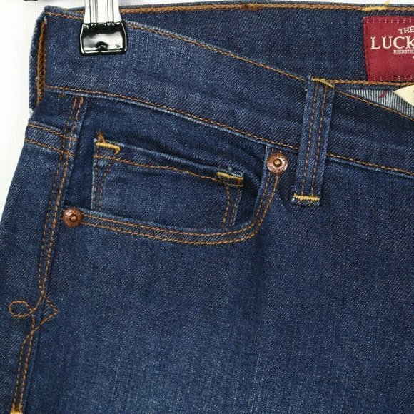 Lucky Brand Sofia Boot Jeans‎ Stretch Dark 2 26 Regular - Picture 8 of 9